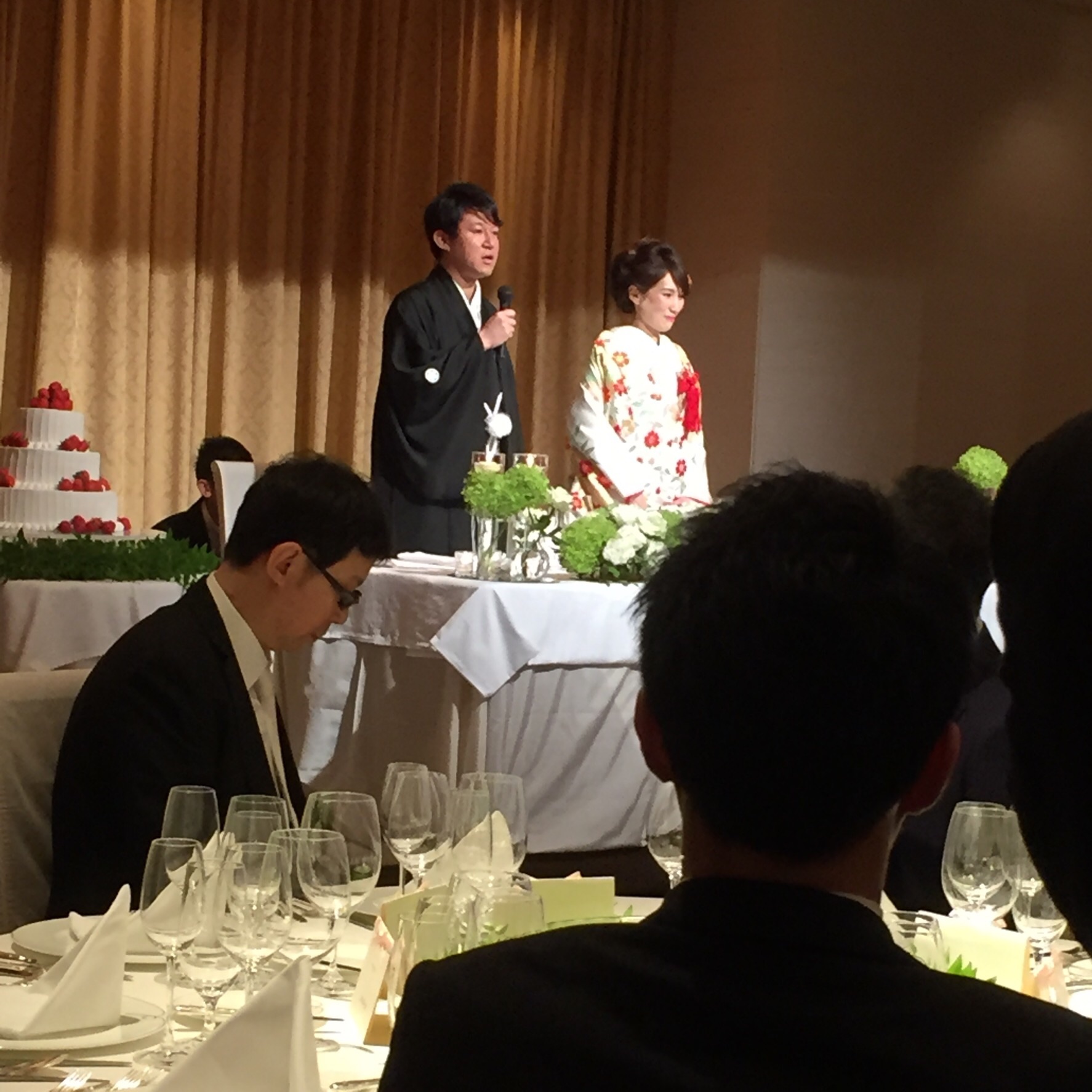 友人の結婚式